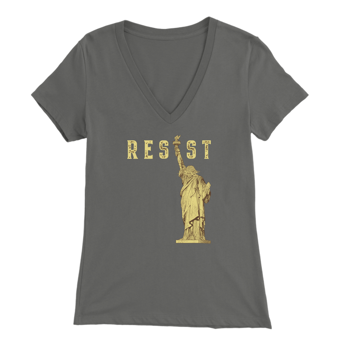 RESIST Womens V-Neck Shirt
