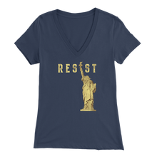 RESIST Womens V-Neck Shirt
